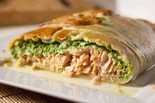 salmon en croute