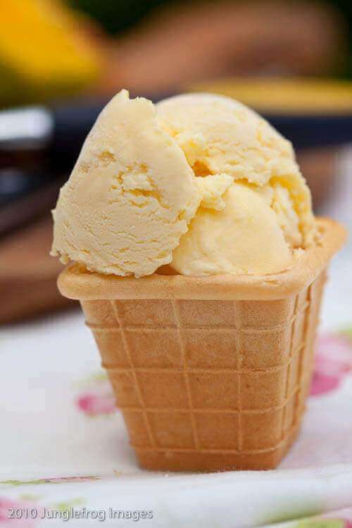 Mango icecream | insimoneskitchen.com