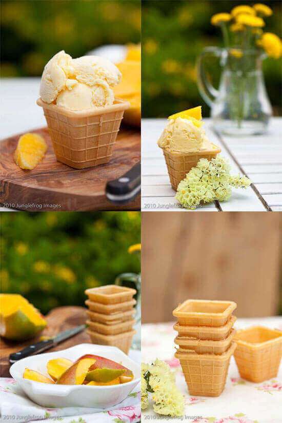 Mango icecream | insimoneskitchen.com