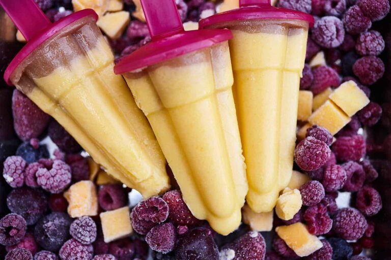 Mango popsicles