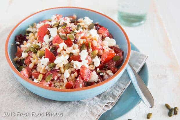 Tarly salade met tomaat en feta
