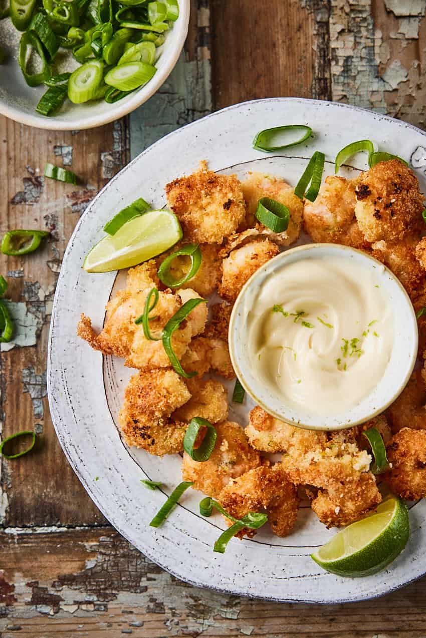 Coconut lime shrimps