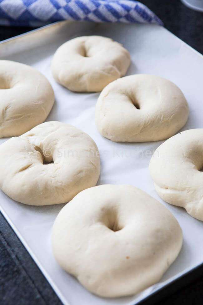 Baking bagels