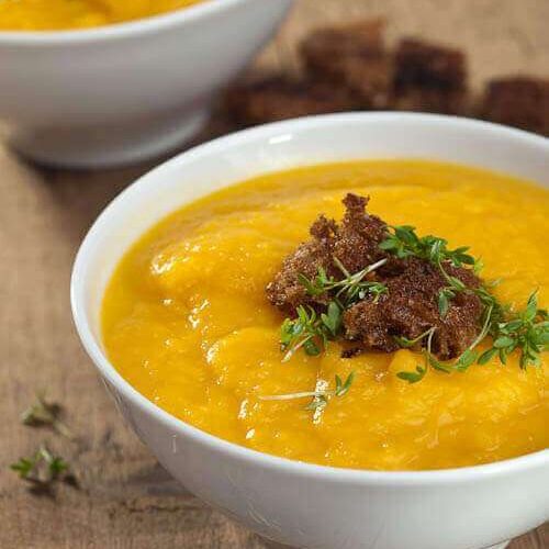 Pumpkin celeriac soup | insimoneskitchen.com