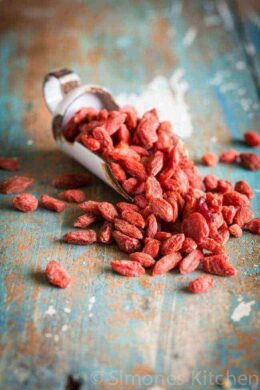 Recipes with goji berries