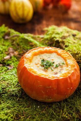 Roasted pumpkin soup