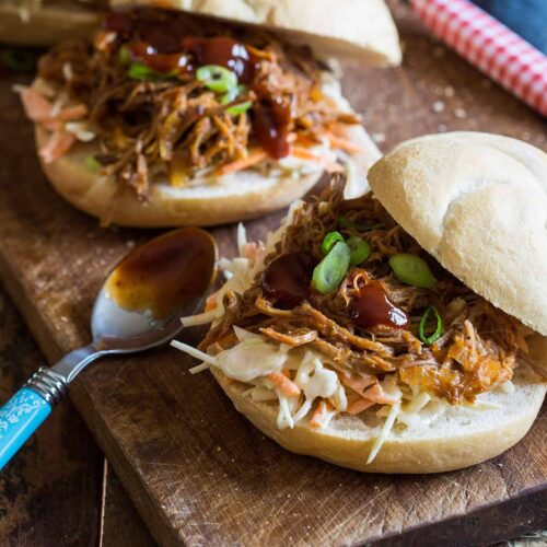 Slow cooker pulled pork