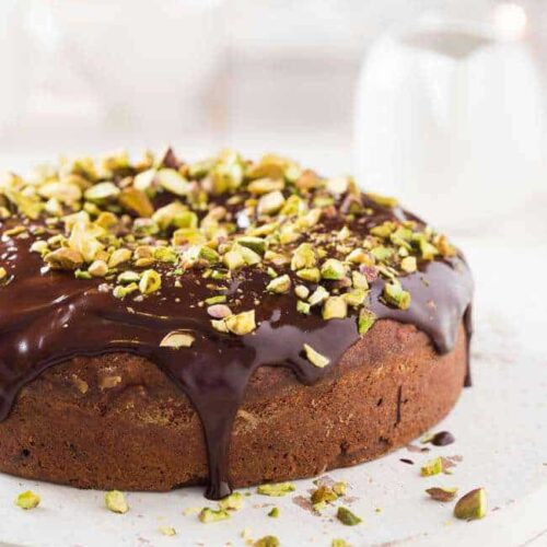 Chocolate cardamom cake