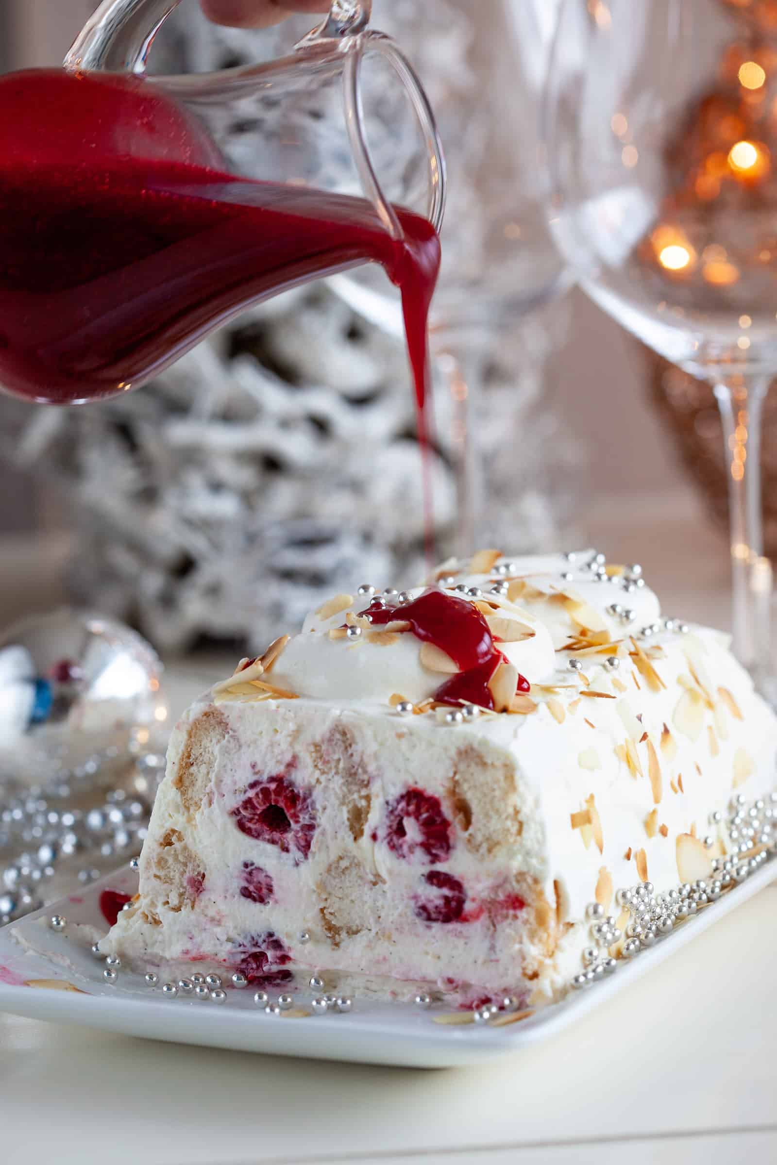 raspberry trifle with mascarpone