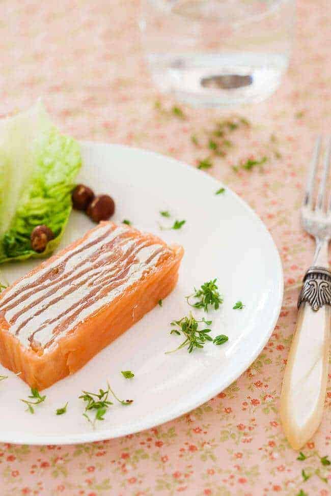 Salmon terrine