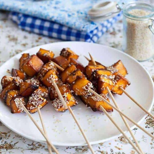 roasted pumpkin sticks