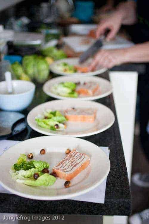 Making a salmon terrine | insimoneskitchen.com