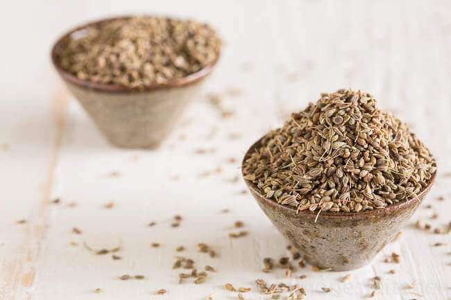 Closeup of anis seeds