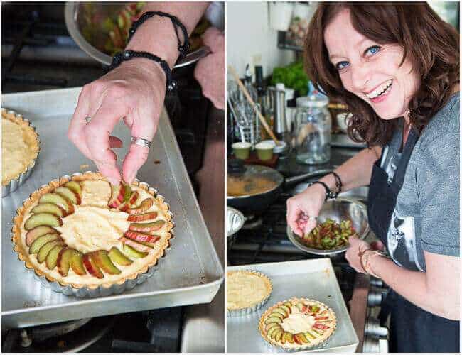 rhubarb frangipane tarts | insimoneskitchen.com