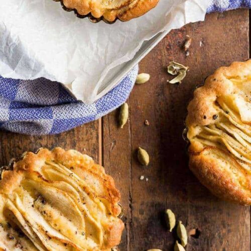 appel kardamom taartjes