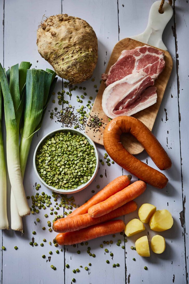 Ingredients for Dutch pea soup