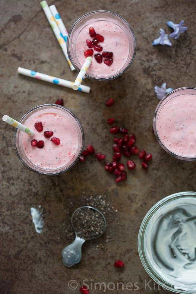 raspberry smoothie