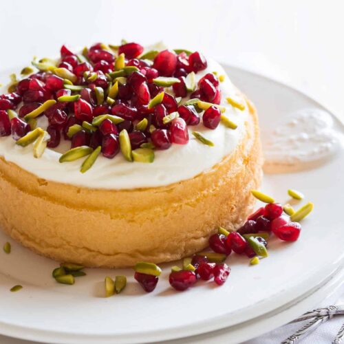 rose water sponge cake