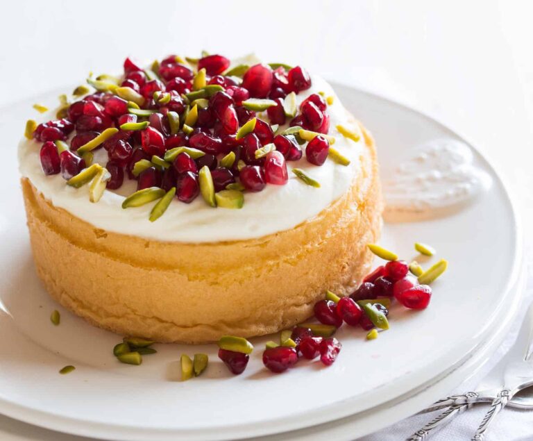 rose water sponge cake