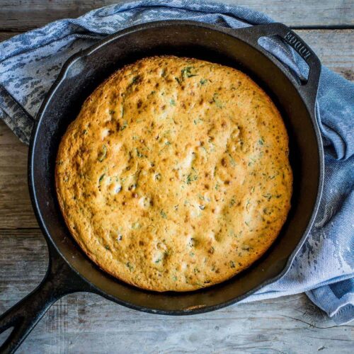 skillet bread with chipotle