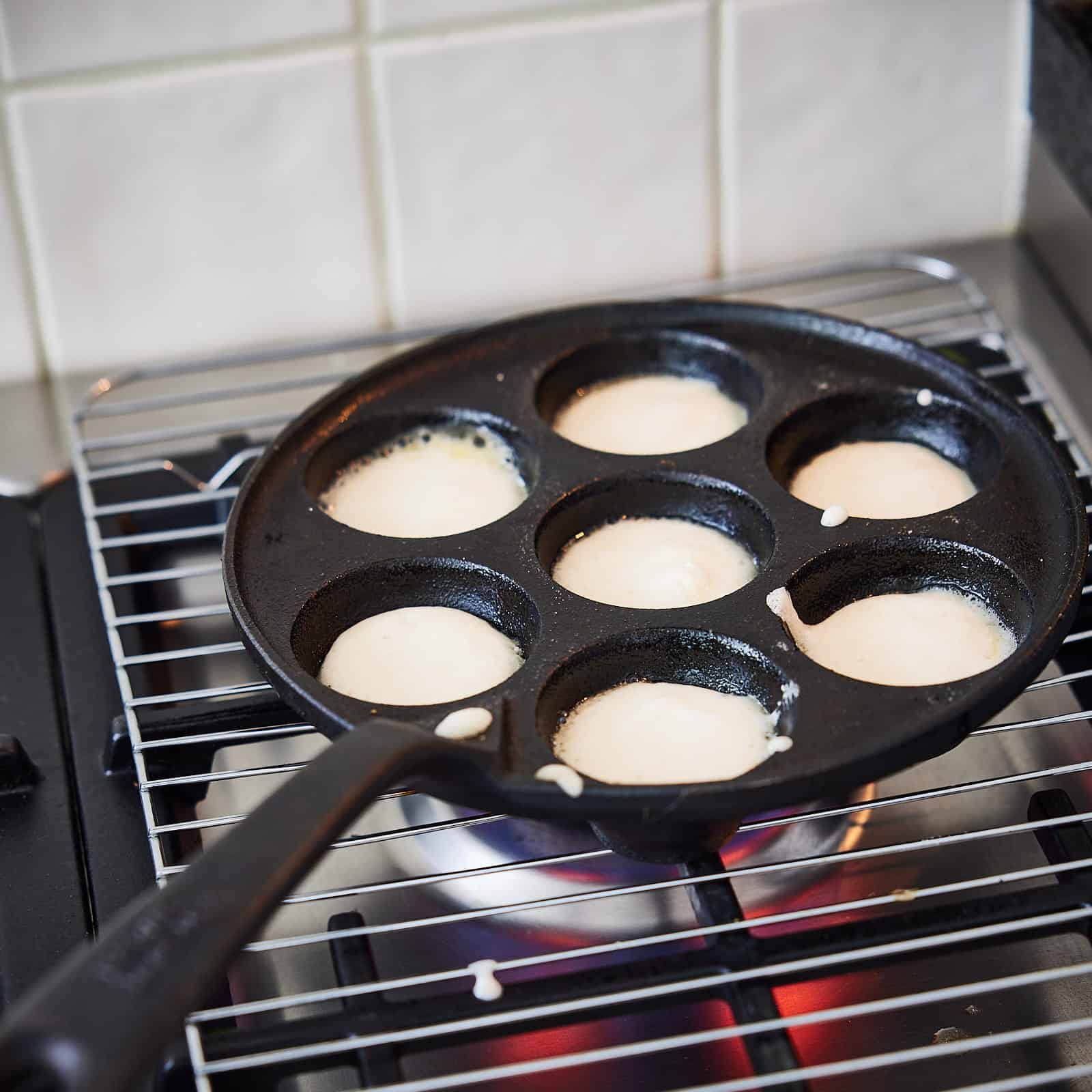 First layer of batter