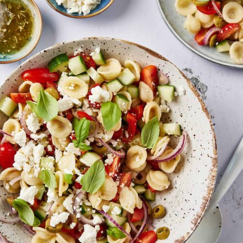 Greek pasta salad