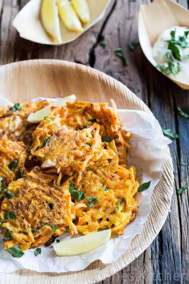 Carrot fritters