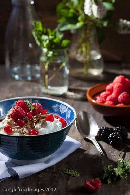 Food photography artificial light setup with snoot | insimoneskitchen.com