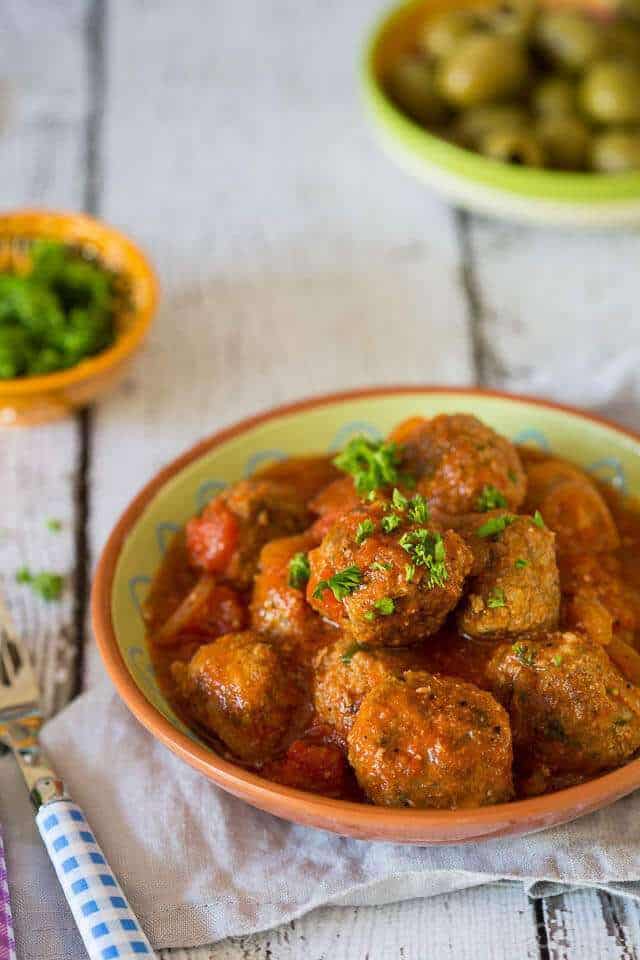Albondigas with chorizo | insimoneskitchen.com