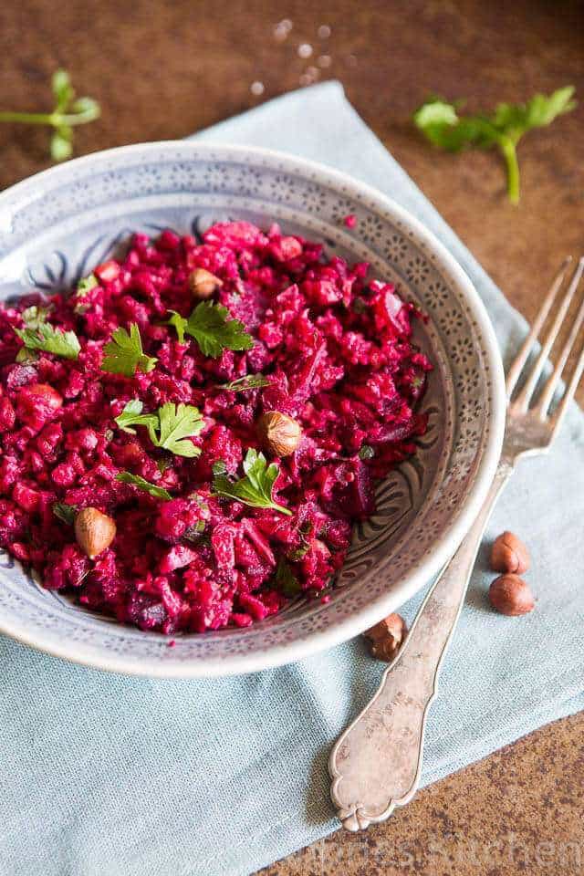 Cauliflower couscous with beetroot| insimoneskitchen.com