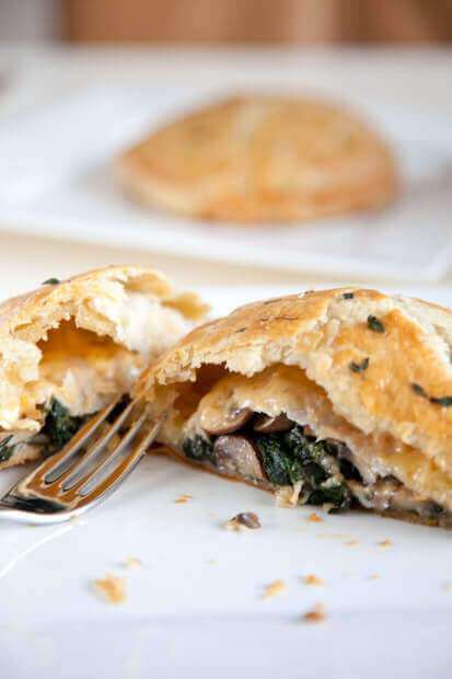 Veggie wellington with chicken