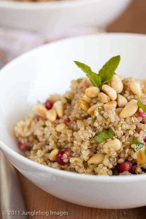 Quinoa and pomegranate salad | insimoneskitchen.com