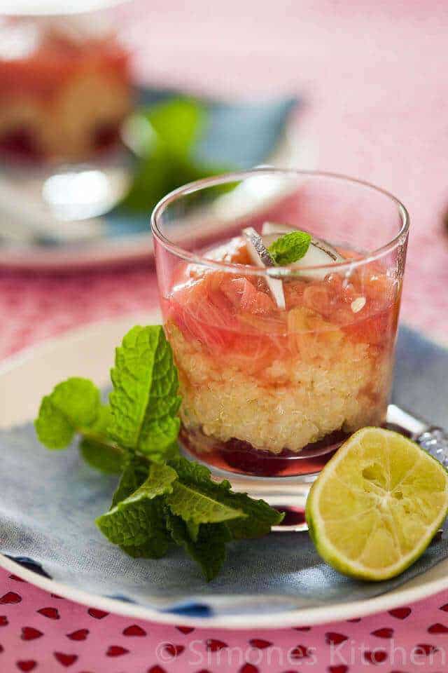 Steamed quinoa dessert | insimoneskitchen.com