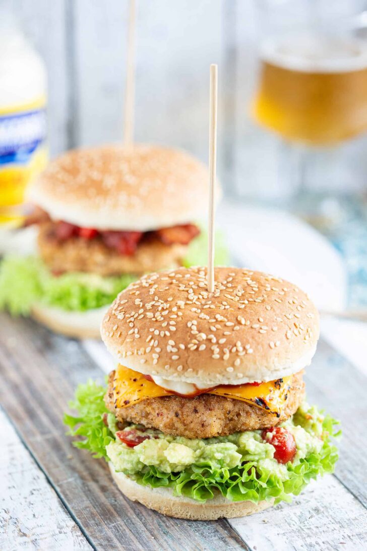 chipotle chicken burger