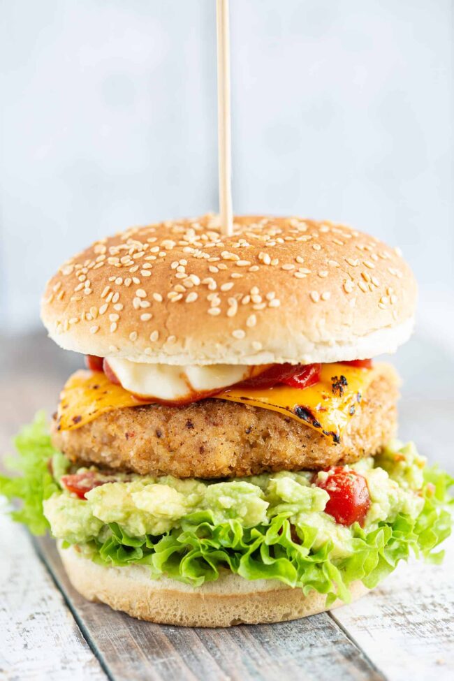 chipotle chicken burger