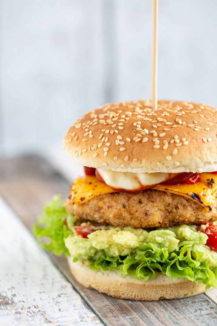 chipotle chicken burger
