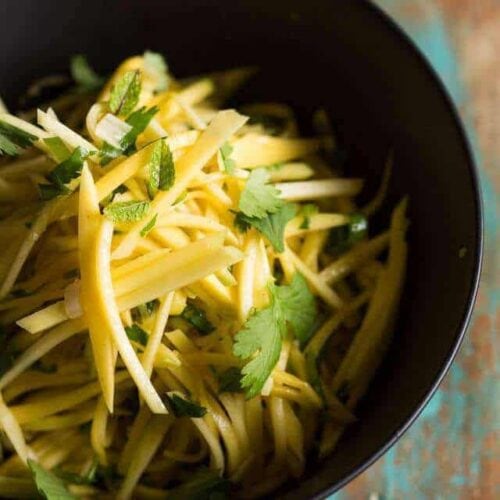 Mango salade | insimoneskitchen.com