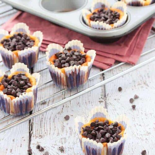 Mini chocolate cheesecakes | insimoneskitchen.com