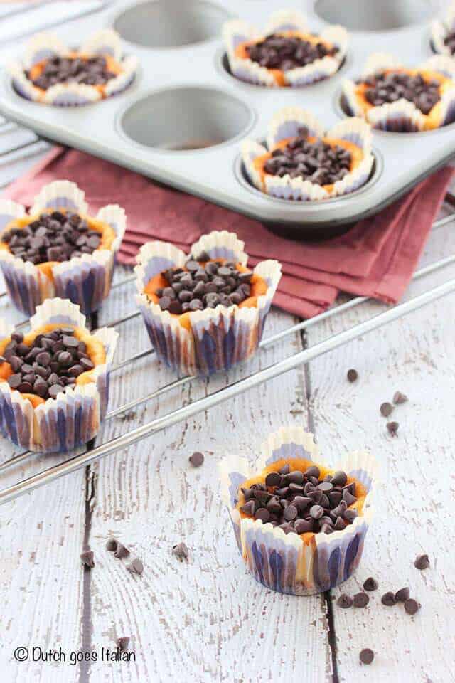 Mini chocolate cheesecakes | insimoneskitchen.com