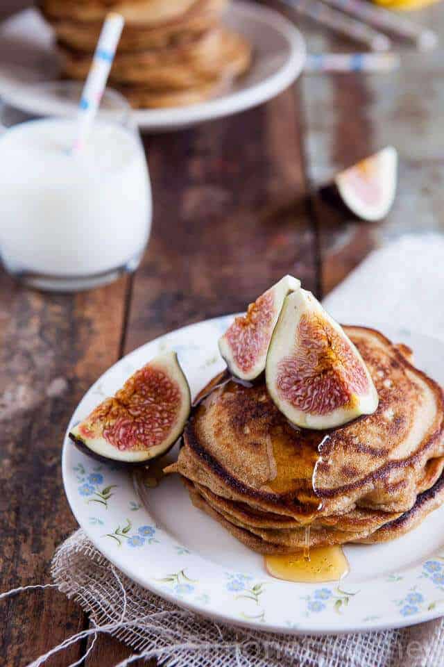 Pancakes with cranberries