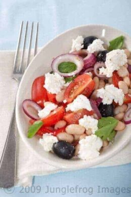 Ricotta en witte bonen salade | insimoneskitchen.com