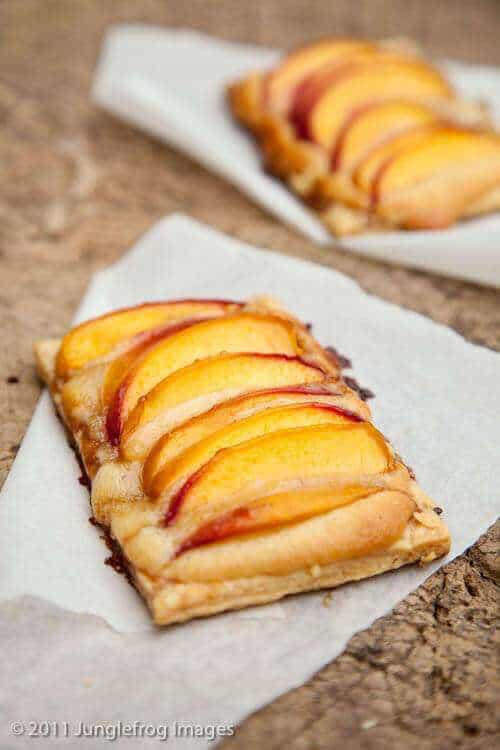 Nectarine frangipane flan | insimoneskitchen.com