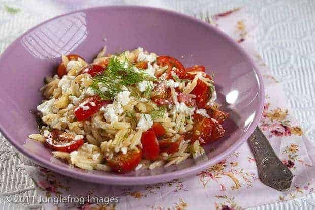 Orzo with dill and feta | insimoneskitchen.com