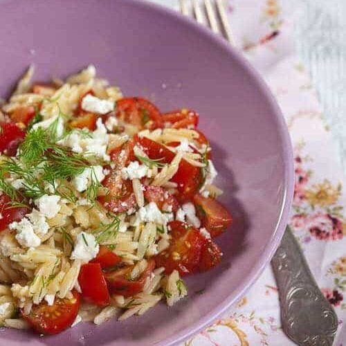 Oroz with feta and dill | insimoneskitchen.com