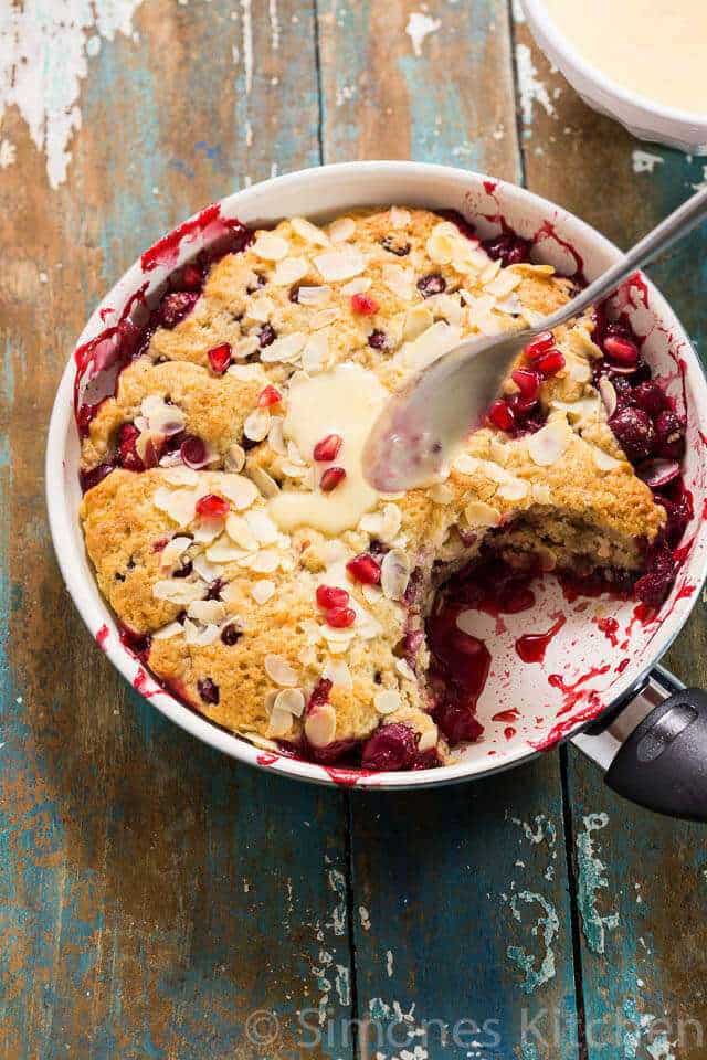 Cranberry and pomegranate pie | insimoneskitchen.com