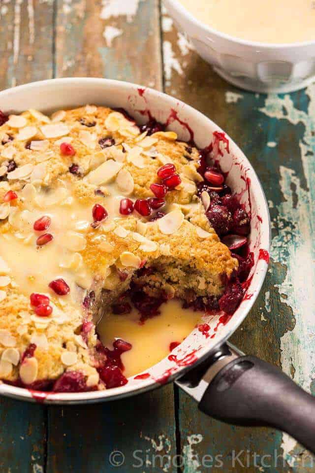 Cranberry pomegranate pie | insimoneskitchen.com