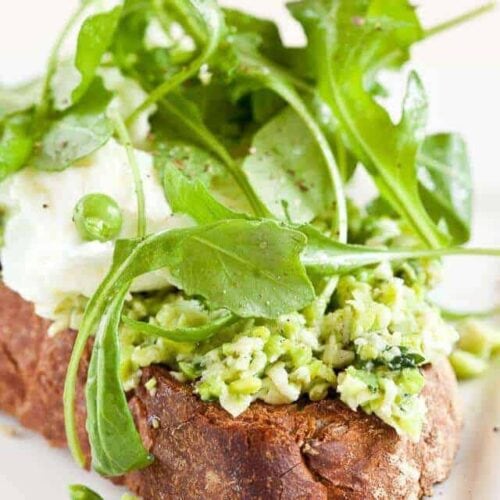 Crostini with a puree of beans by Jamie Oliver | insimoneskitchen.com