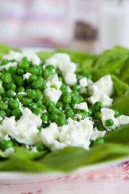 Green peas with feta | insimoneskitchen.com