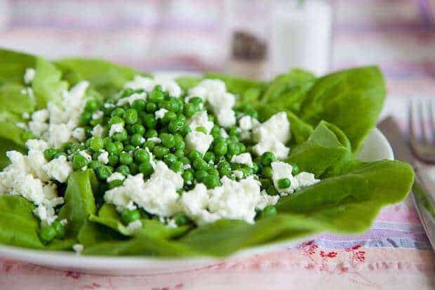 Green peas with feta | insimoneskitchen.com