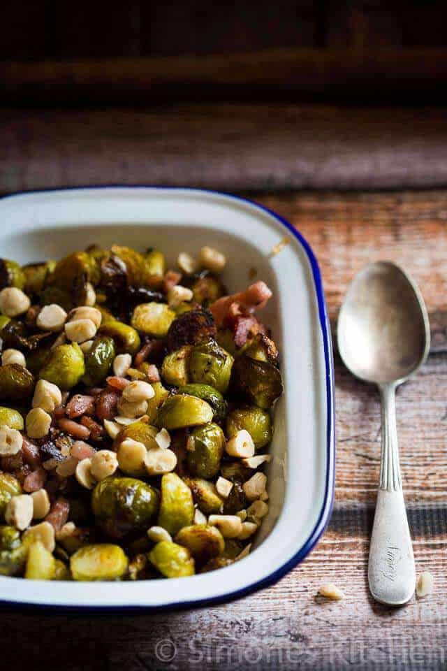 Roasted Brussels sprouts